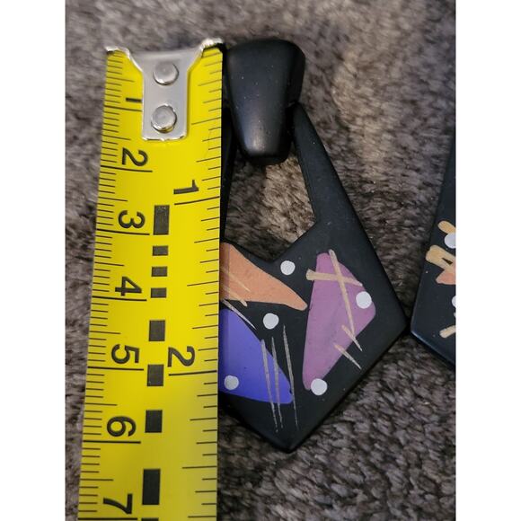 Black Geometric Stainless Posts - Picture 3 of 5